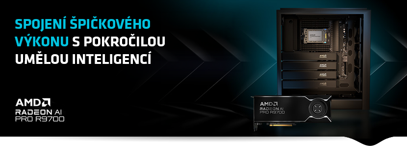 Grafické karty AMD Radeon™ AI PRO