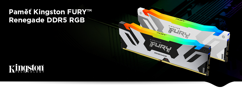 Paměť Kingston FURY™ Renegade DDR5 RGB