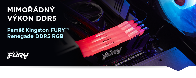 Paměť Kingston FURY™ Renegade DDR5 RGB