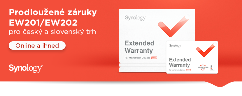 Synology prodloužená záruka